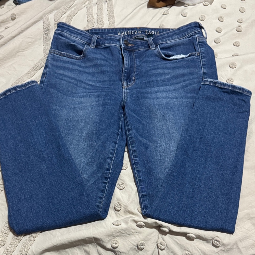American Eagle Outfitters Women's Classic Blue jeggings